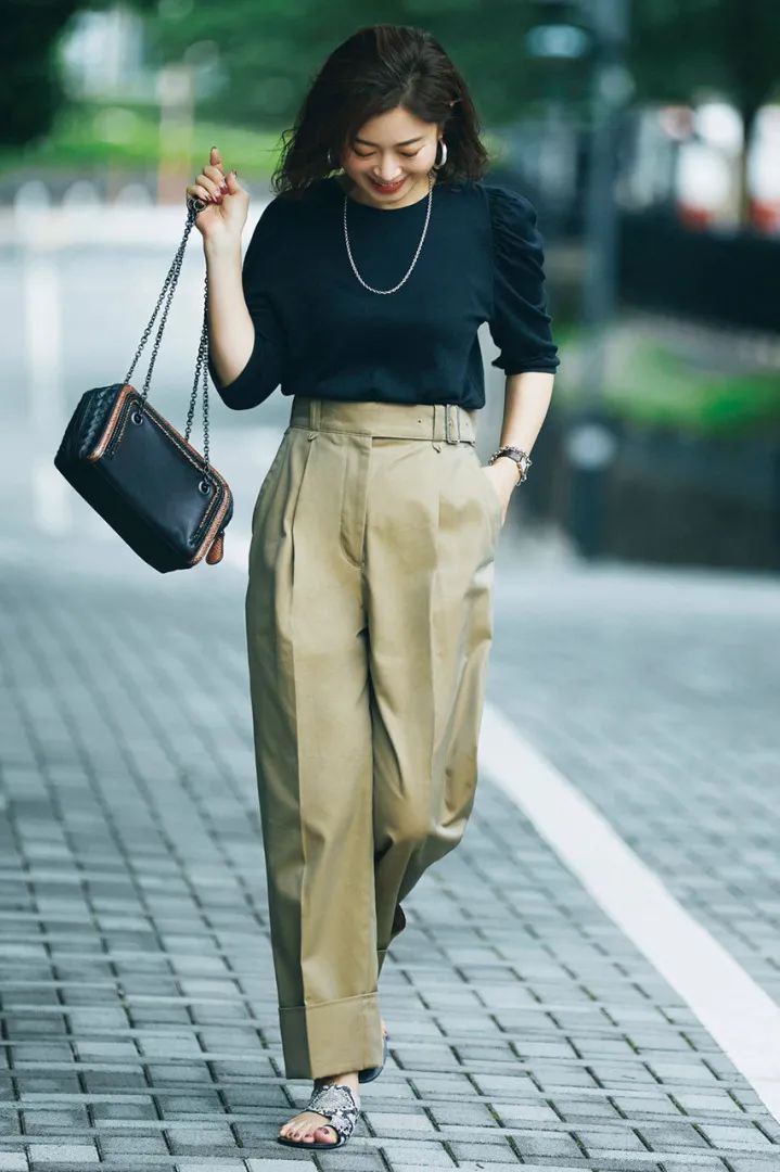 奶奶裤 针织衫+奶奶裤=好看好穿爆了！