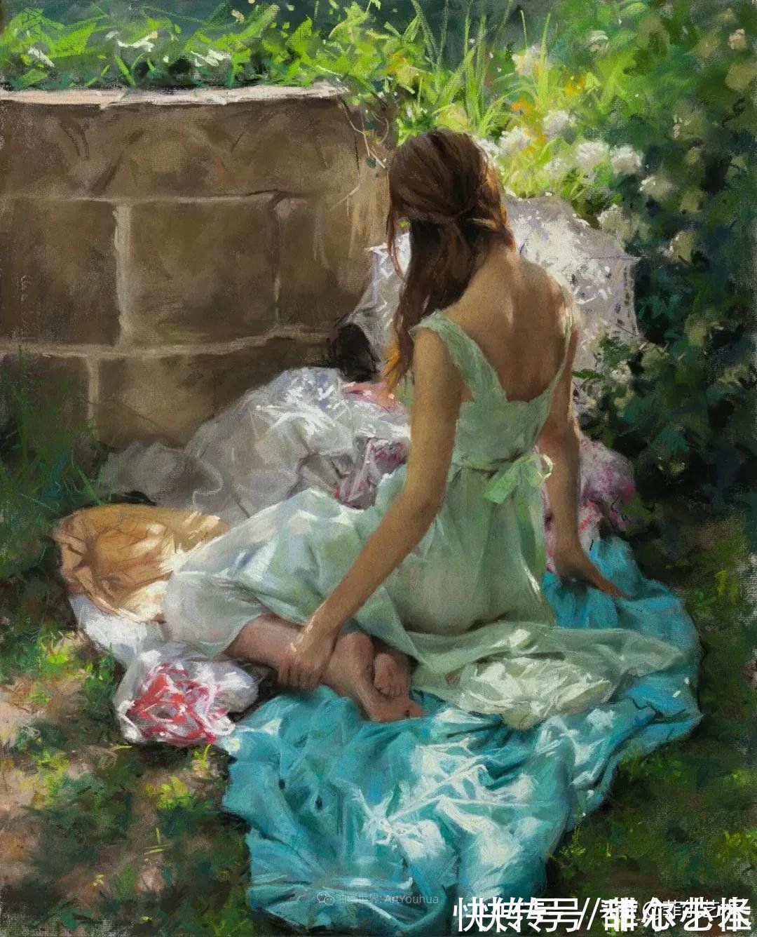 罗梅罗!婀娜多姿,美丽动人~西班牙画家维森特·罗梅罗·雷东多油画欣赏