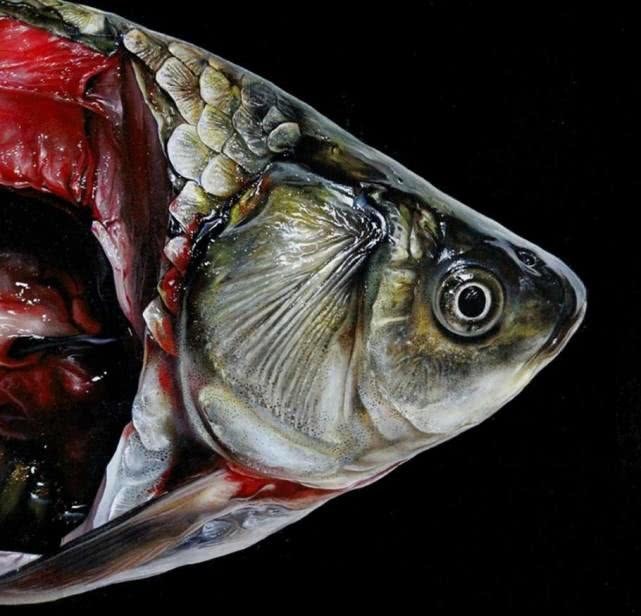 国画@三人挑战画鱼，齐白石的最简单最贵，画得最复杂的却没有人要