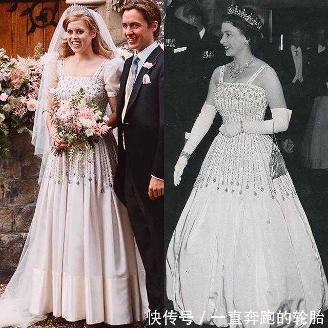 英国碧翠丝公主婚礼穿旧衣戴女王“百年皇冠”秀殊荣,赢了凯特
