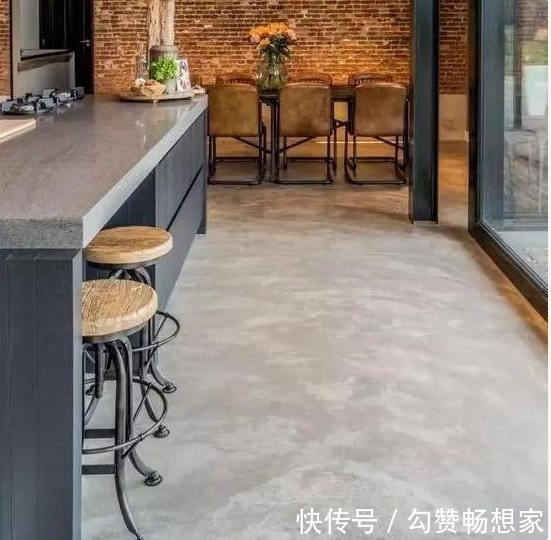 自流平|地板设计多姿多样,别一直铺瓷砖,这些设计方案也不赖