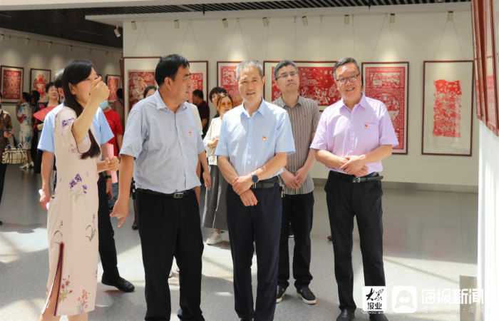 中国共产党|2021“妙手映初心”东营市剪纸艺术作品展开幕