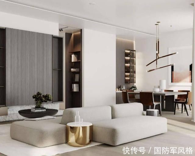 大宅|简约清新的自然新居，充满仪式感的平层大宅