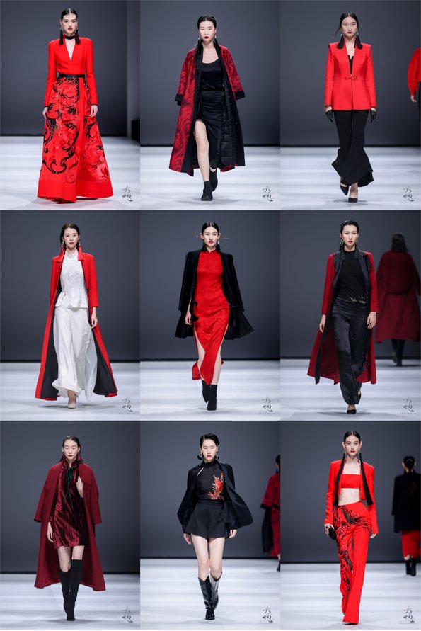 中国文化$熊英2022SS高级女装品牌发布,童模赵马馨茹、王俽冉呈现精彩秀演