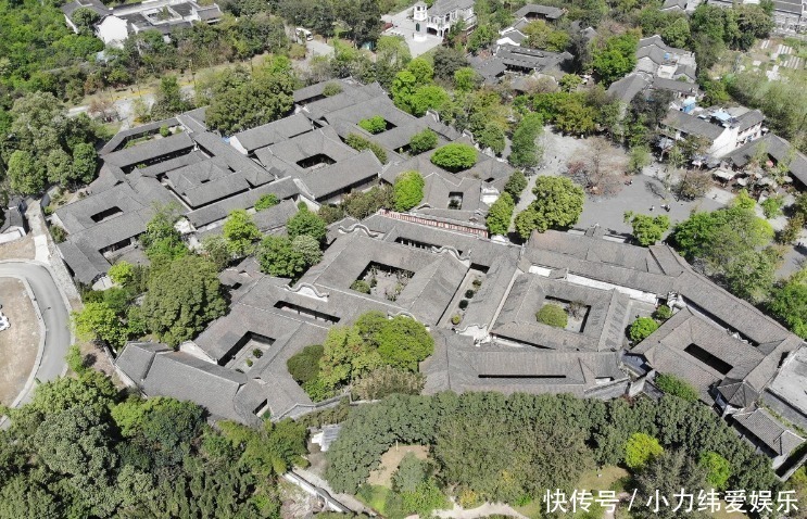 航拍：80多年前川西大地主刘文彩的“豪宅”，到底有多大规模？