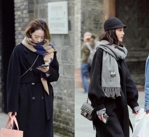 18套冬季大衣街拍，过年穿大衣就这样搭配了