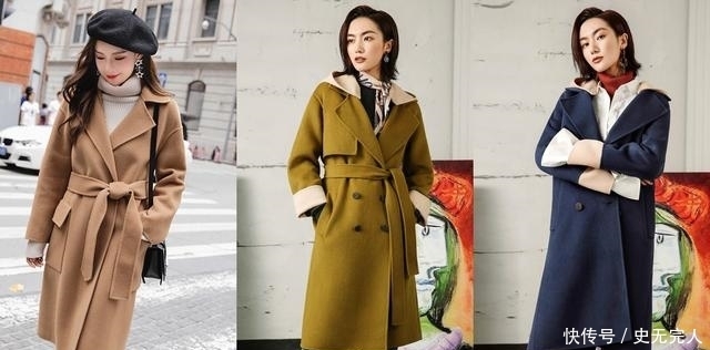 哇塞,原来今年最火是呢大衣+长裙,80后老婆穿,不美都不行!