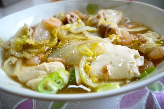 白菜炖豆腐|白菜炖豆腐,先放豆腐还是白菜做错了,难怪很多人都不喜欢吃