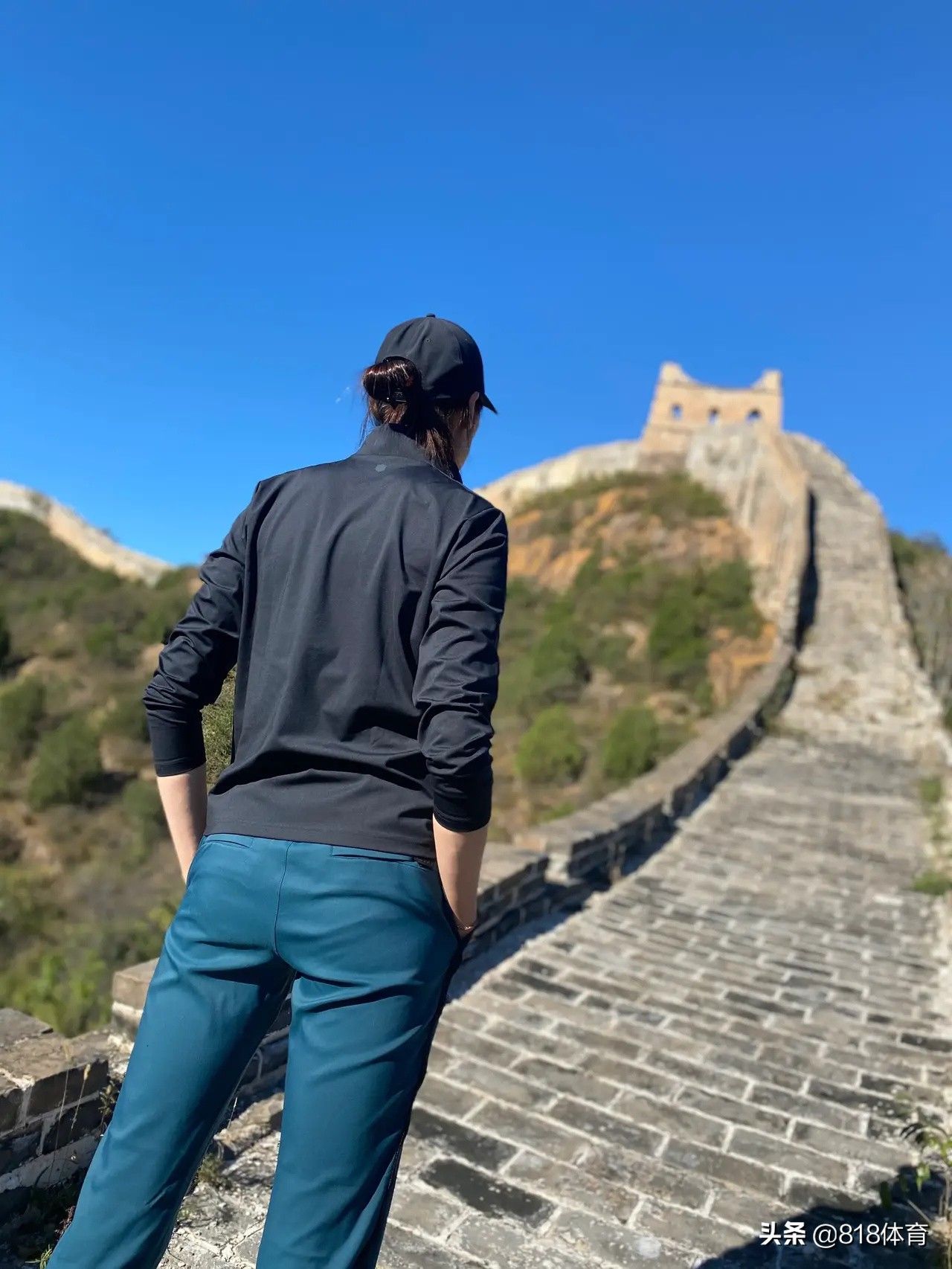 司马台长城|不到长城非好汉！朱婷登上司马台明长城：向故人致敬，晚辈学习了