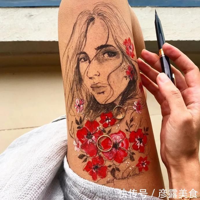 大腿#当她们掀开裙子,露出“惊艳”的大腿时,所有人都看呆了