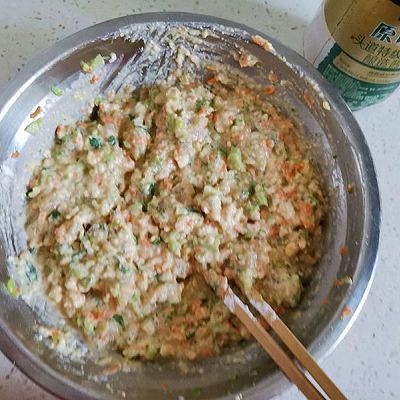 胡萝卜|鲜虾蔬菜饼