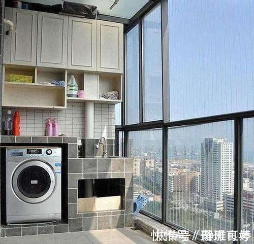 地台|在阳台安装洗衣机万万要装这个东西，真的太实用了，后悔太晚听说