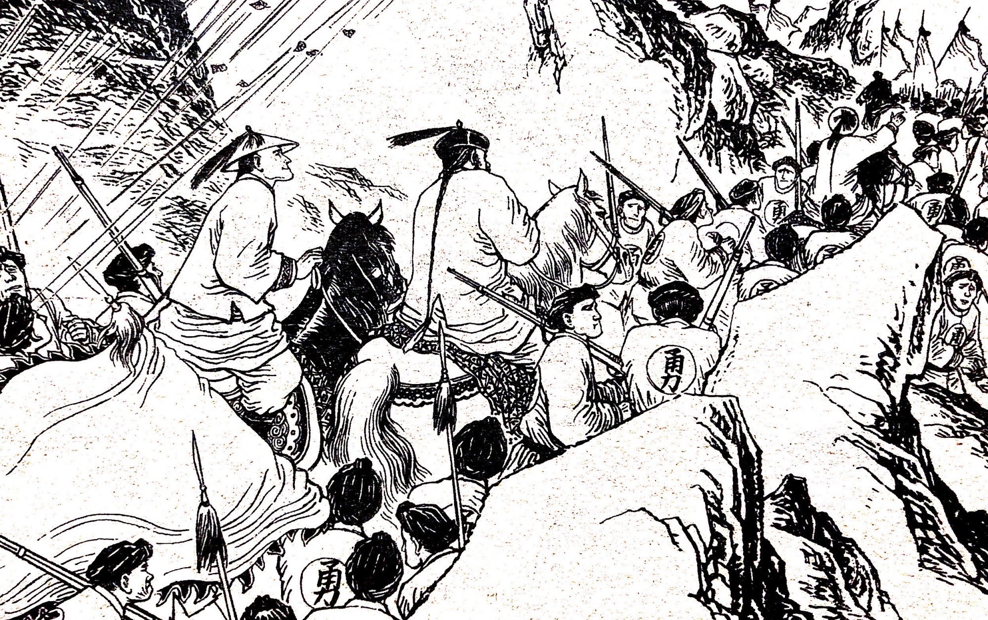 不敌|官村岭之战：大雨淋湿清军火药，太平军趁机偷袭，向荣不敌败走