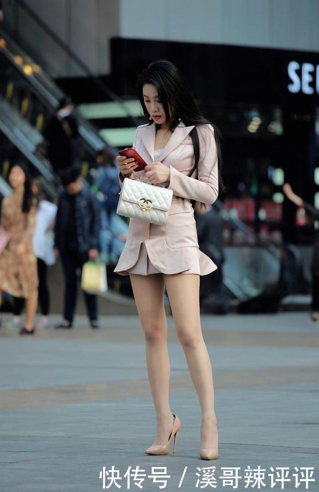 姐姐职业装的职业范,小短裙的优势被掩盖