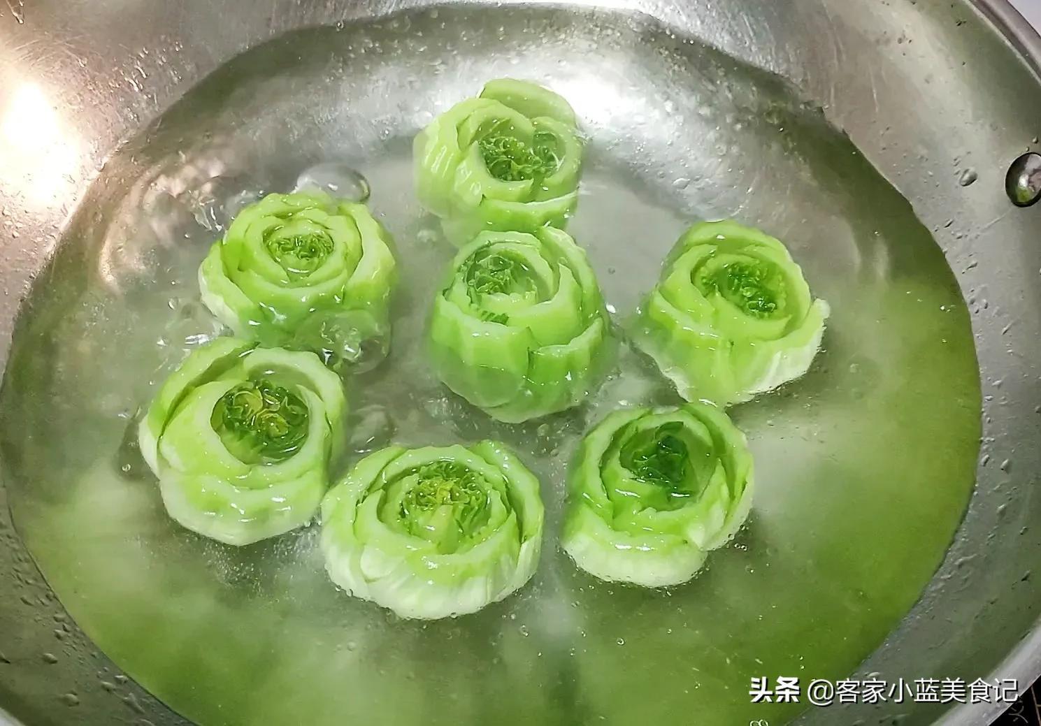  上海青这创意做法，是我待客必做的压轴菜