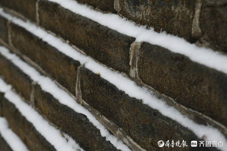 汉柏|壹图集｜2021年12月24日，雪后泰安岱庙，红墙金瓦映白雪