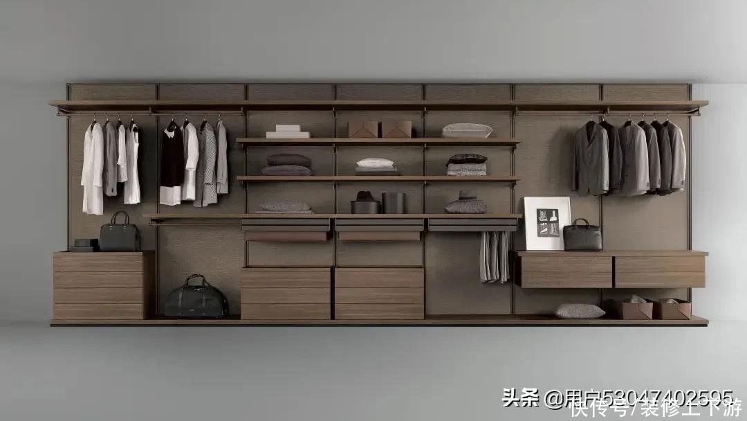 极简|轻奢定制最前沿——挂墙式衣帽间