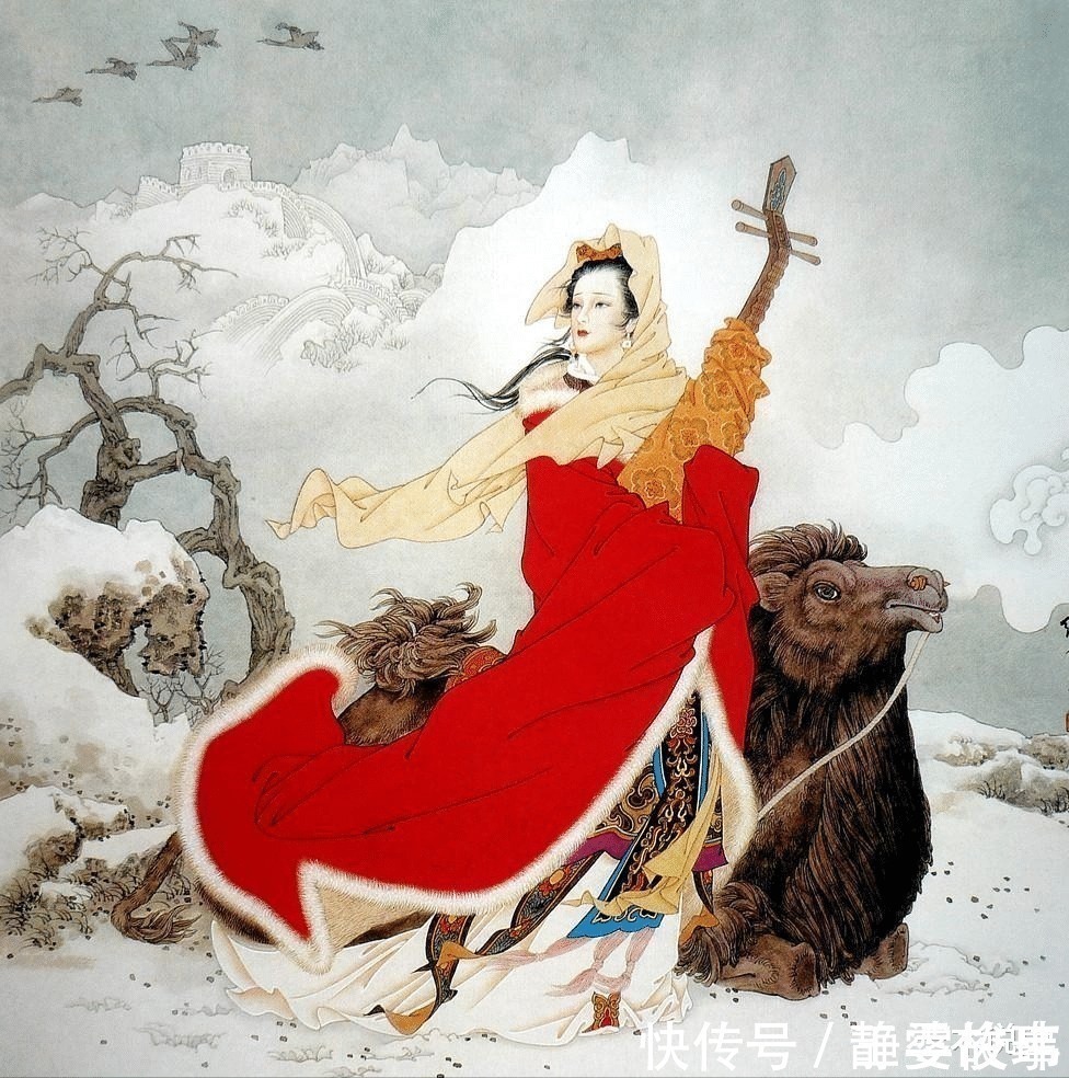 莫高窟#王昭君死后,匈奴人为她做了什么莫高窟一幅壁画,让人细思极恐