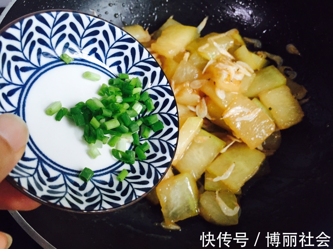 蚝油虾皮|蚝油虾皮炒冬瓜,低油低脂,美味健康