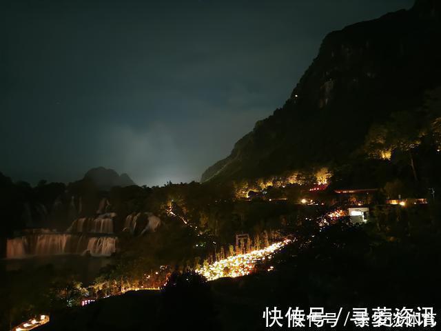 白天场|两个亿打造的德天瀑布夜景秀，场景壮观，却被越南人民免费蹭