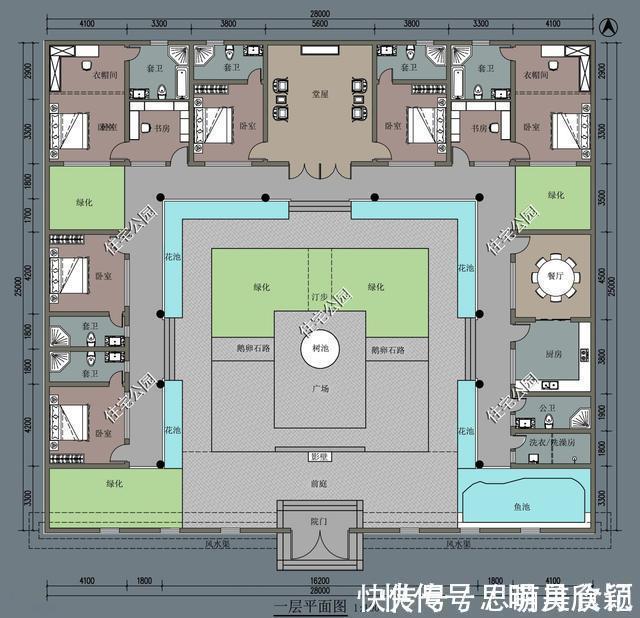 平面|10套农村一层养老房，有院子有火炕，15万的造价盖哪套都不亏