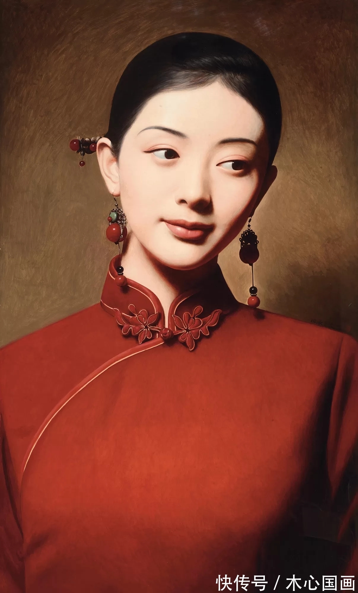 陈逸飞!油画里的旗袍美女:风华流韵