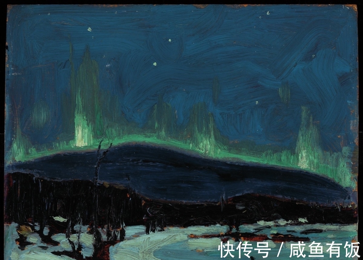 笔触!浓烈的色彩,激荡的笔触