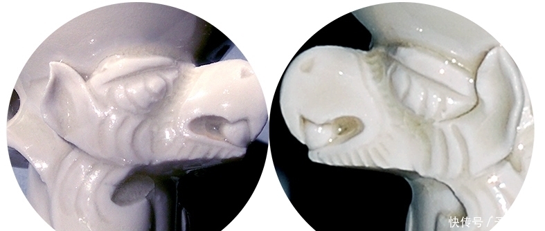 五代定窑刻缠枝牡丹纹凤首瓶