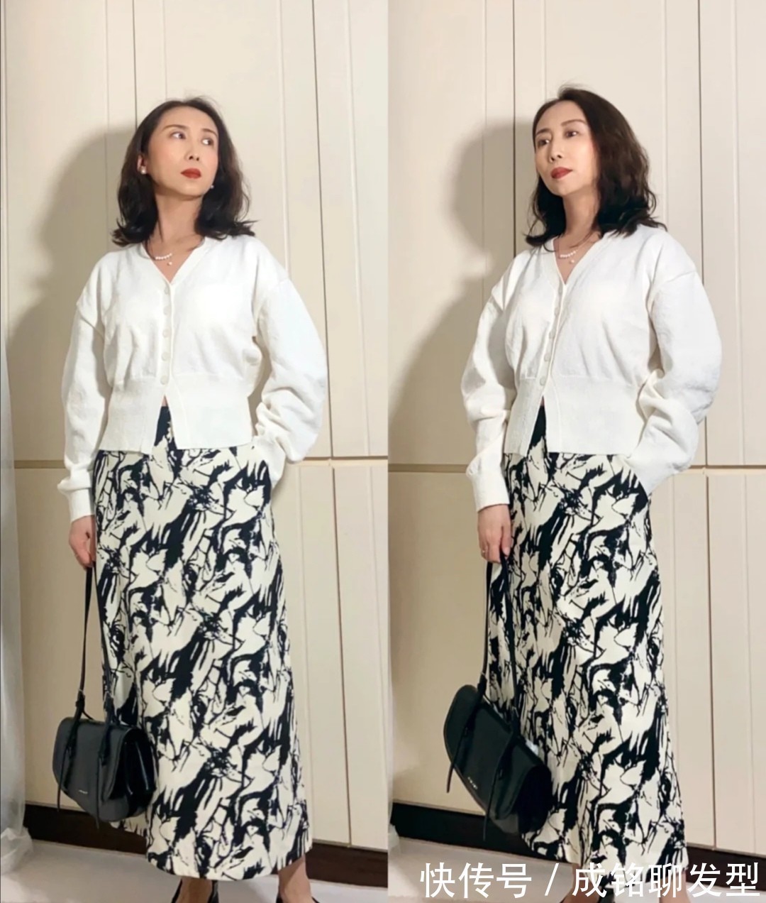 妈妈们 五十岁的女人会不会穿搭,学会这三点就行,和身材长相关系不大