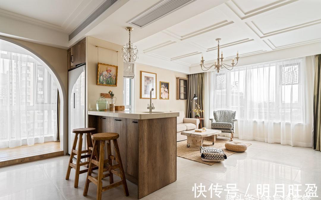 双开门|同样是原木风,她家不跟风不顺应主流,混搭出的效果让人眼前一亮