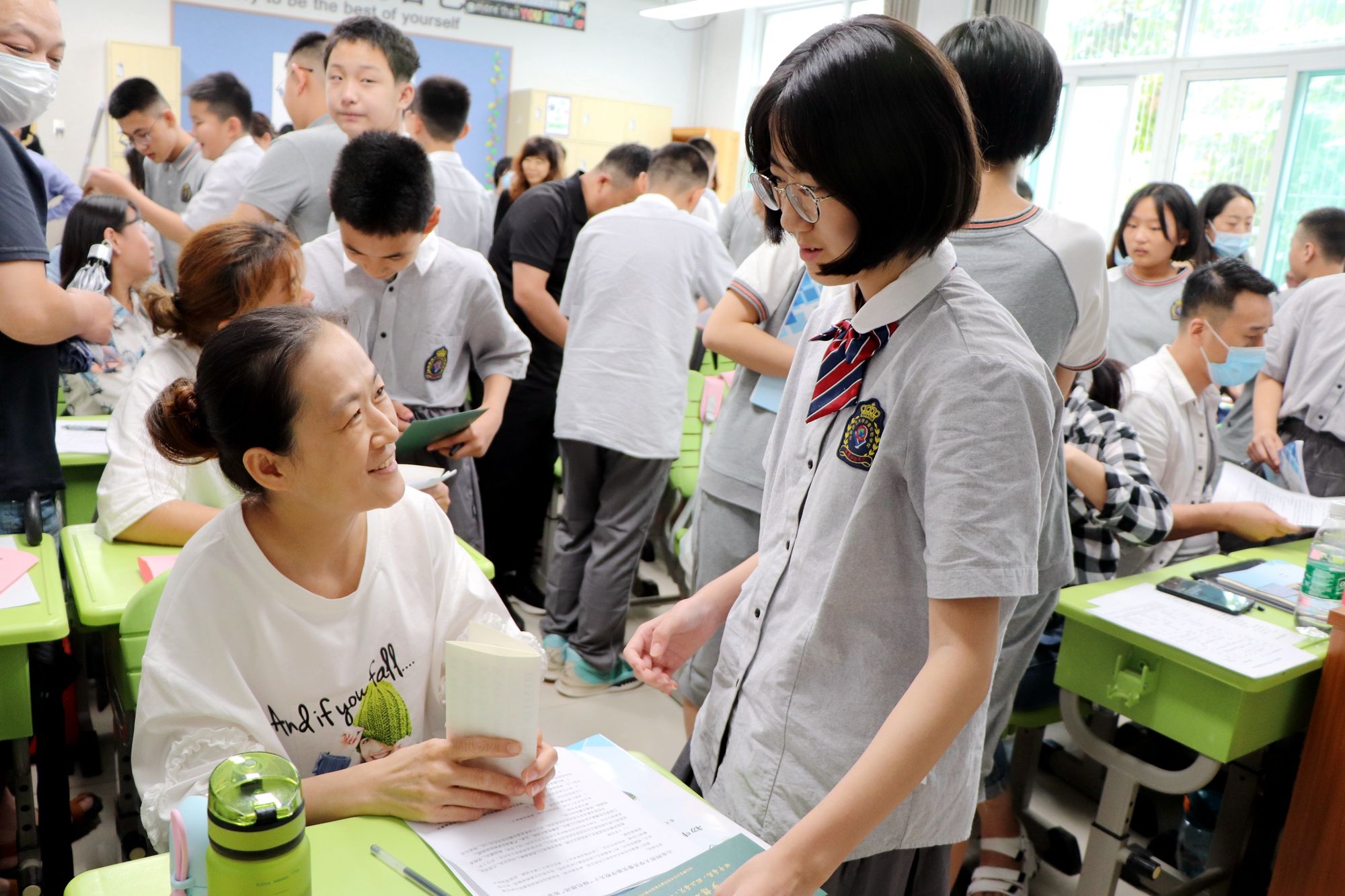 家长们|山东师范大学齐鲁实验学校迎来2021级初一新生