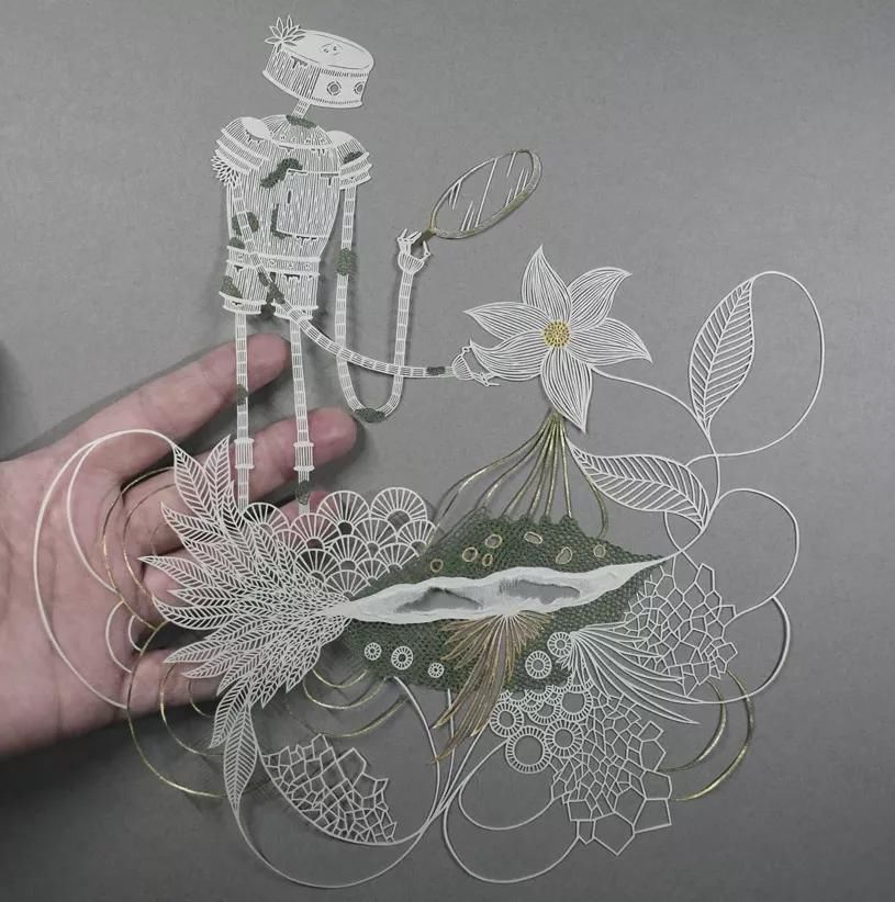 作品|一张纸，也可以雕出艺术，玩到极致，是创作人用心的美！