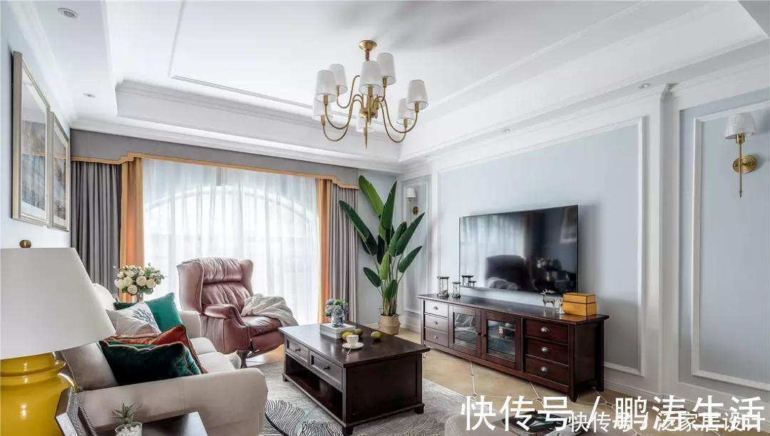 大户型|别把大户型糟蹋啦看看这套175㎡轻奢美式风，处处都是惊喜