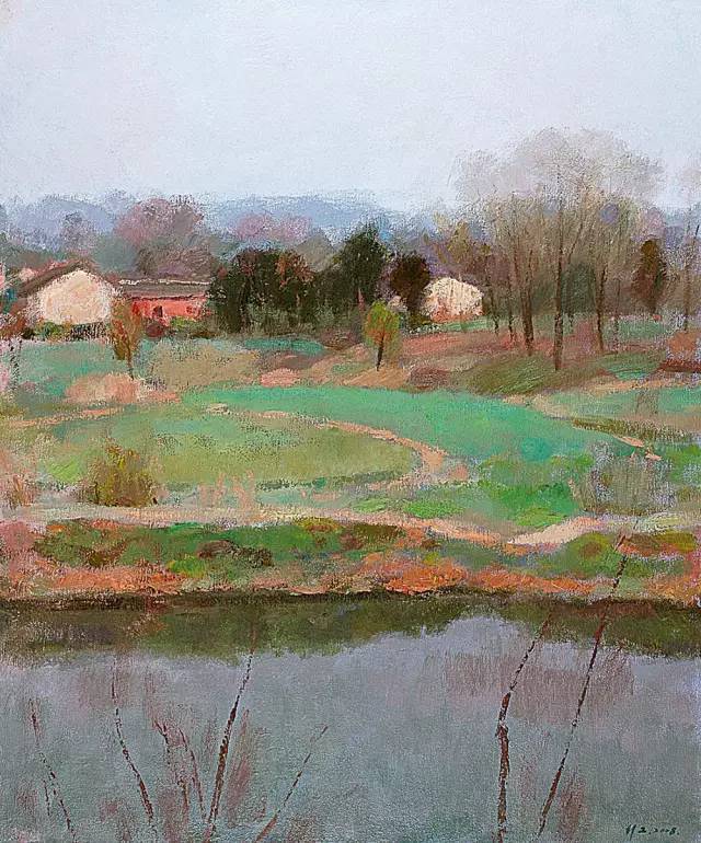 高级色彩,沈行工独特的诗意性油画