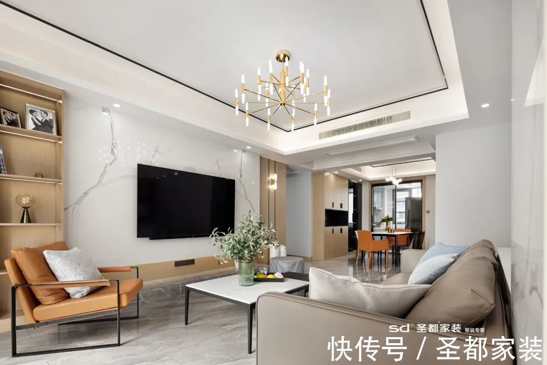 点亮色|家装轻奢风风靡之四大设计法则,新家照着装,美观高档不过时!