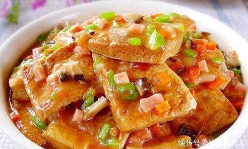 浇汁豆腐|做一个自食其力的吃货,自制炒面、浇汁豆腐、西红柿鸡蛋羹凑一餐