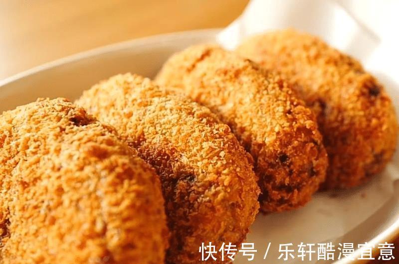 便利店常见的可乐饼,其实做法很简单,教你方法在家轻松做起来