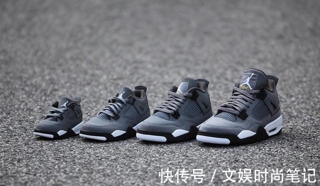 鞋款 乔丹亲穿酷灰 AJ 4 货量不小!Converse再出半透明鞋底引发热潮