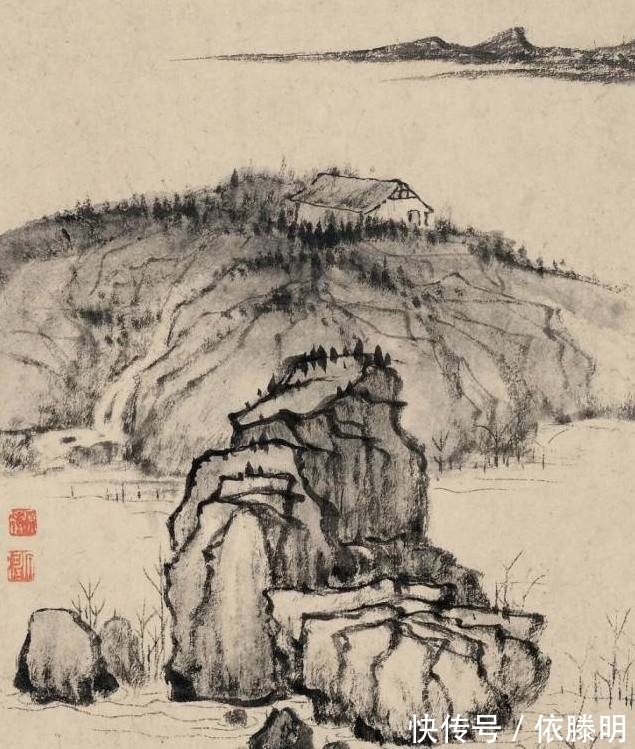 八大山人|石涛,八大感时花溅泪,恨别鸟惊心的悲怆之情只能通过笔画于纸上