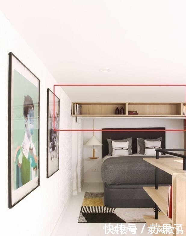 宝地|现在业主越来越聪明了！横梁不能拆，就在下面加块板，做收纳宝地