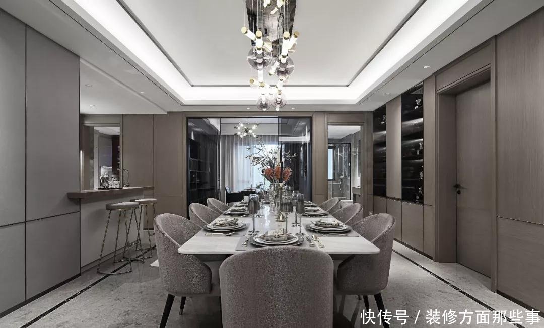 装修|110平三居室以现代雅致为基调，打造一个现代时尚的轻奢空间