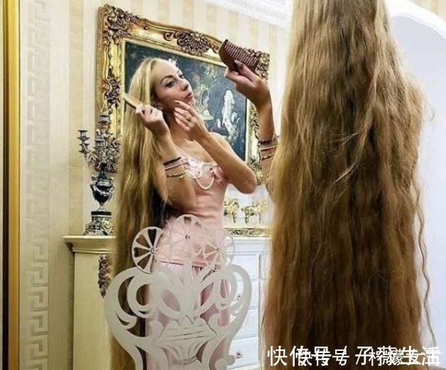 阿莱娜·克拉夫琴科|乌克兰女子留2米头发,每天梳到睡着,本人:5岁之后没剪过