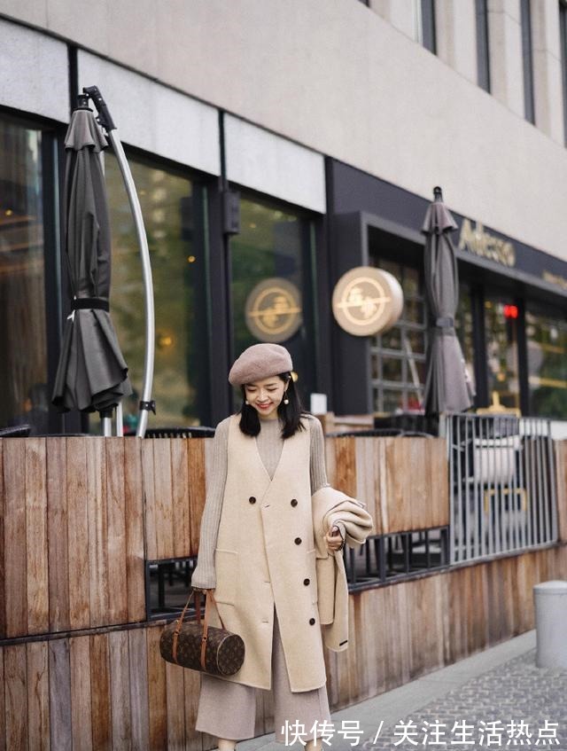 阔腿裤 大衣下面少穿裙子,现流行大衣+长裤,知性有气质,三木都爱了!