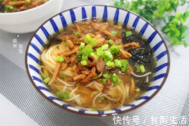 紫菜|降温了,分享一款热乎乎的早餐面,好做好吃,吃一碗浑身暖