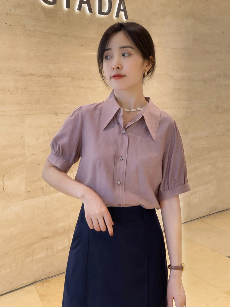 衬衫搭配|夏季,衬衫搭配半身裙温柔优雅,这样穿尽显青春活力,漂亮大气