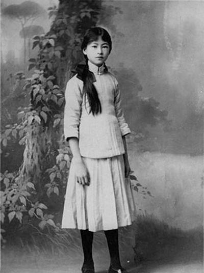 阮玲玉|民国四大美女旧照:少女林徽因,校园皇后陆小曼,默片影星阮玲玉