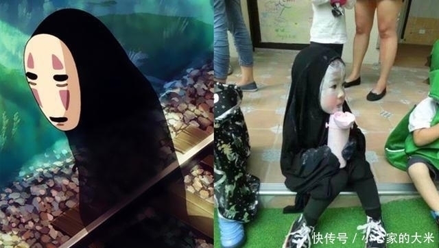 脸男|没想到这些被推上热门的“恐怖”cos,扮演者竟都是可爱的小学生