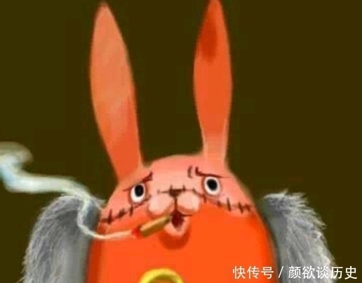 毒钩|兔兔版海贼王,兔老大鹰眼成精了,看到兔老沙的毒钩:还原度极高