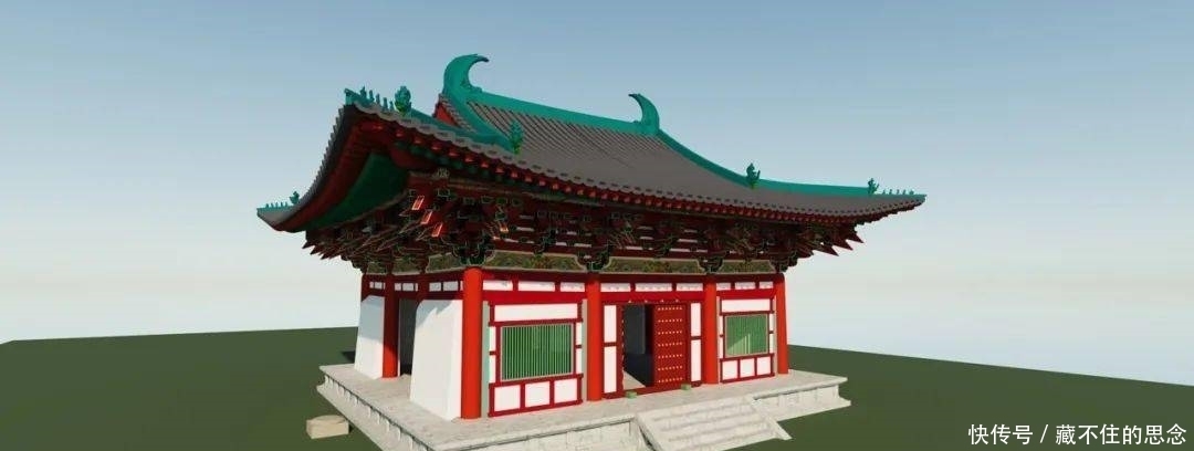  SU|营造视野：五代遗珍—仿镇国寺万佛殿和大云院弥陀殿SU模型赏析