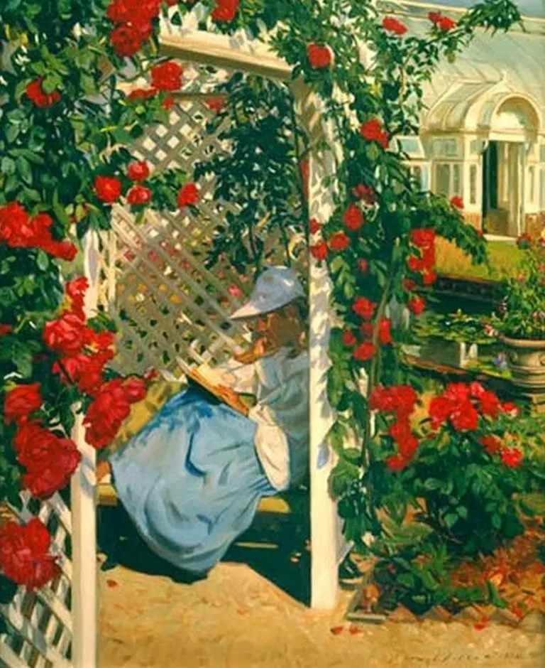 埃文@这色彩、光感、笔触,表现淋漓尽致!他的油画令人陶醉!